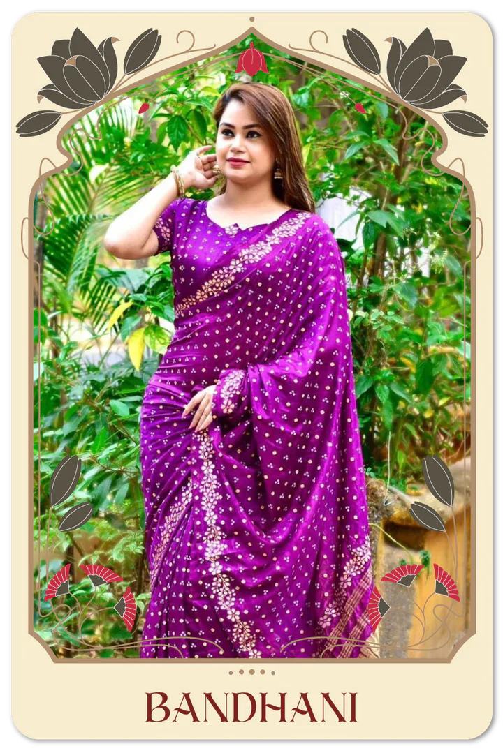 Bandhani Sarees