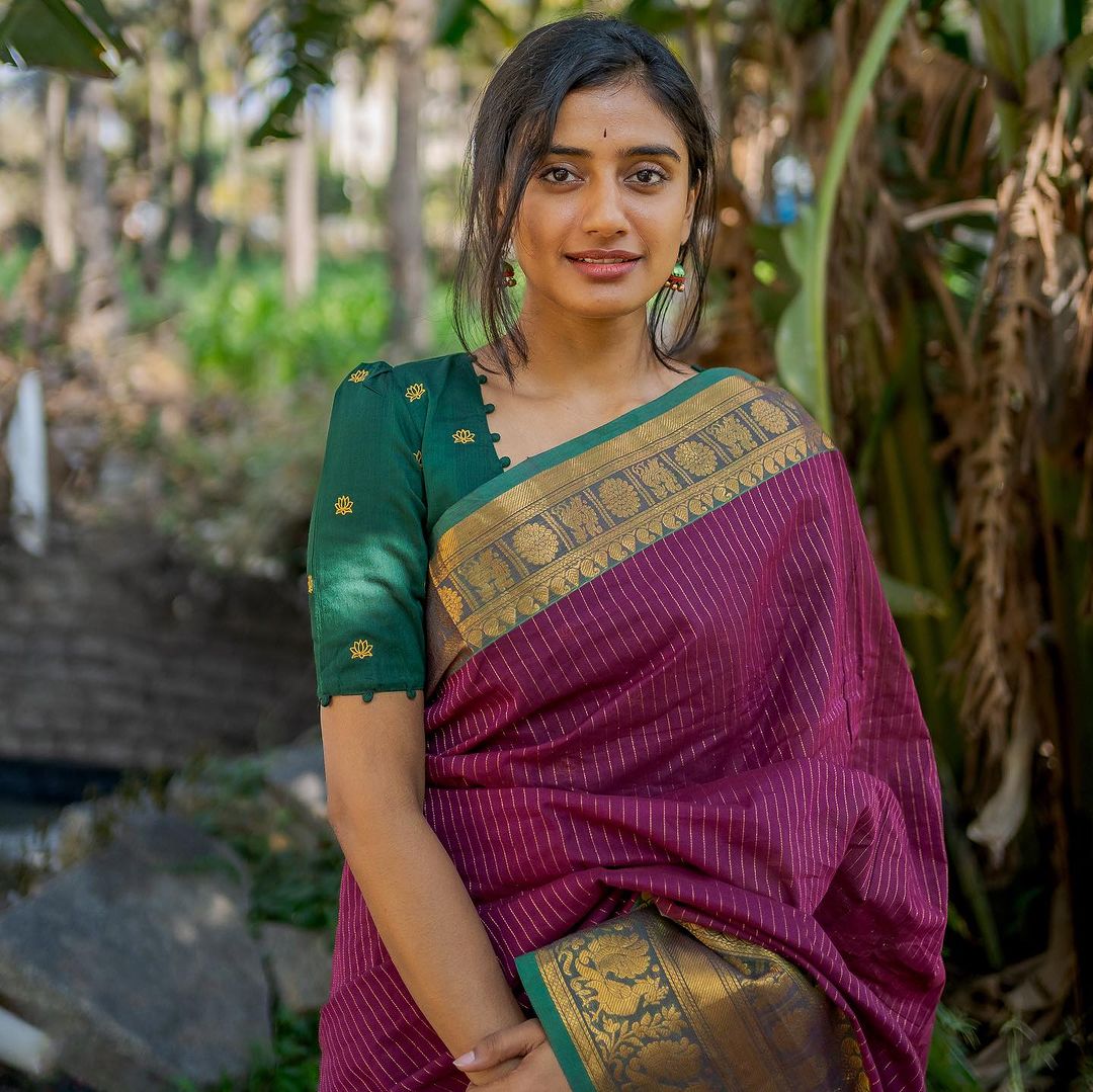 Woven Kanjivaram , Banarasi Jacquard Saree