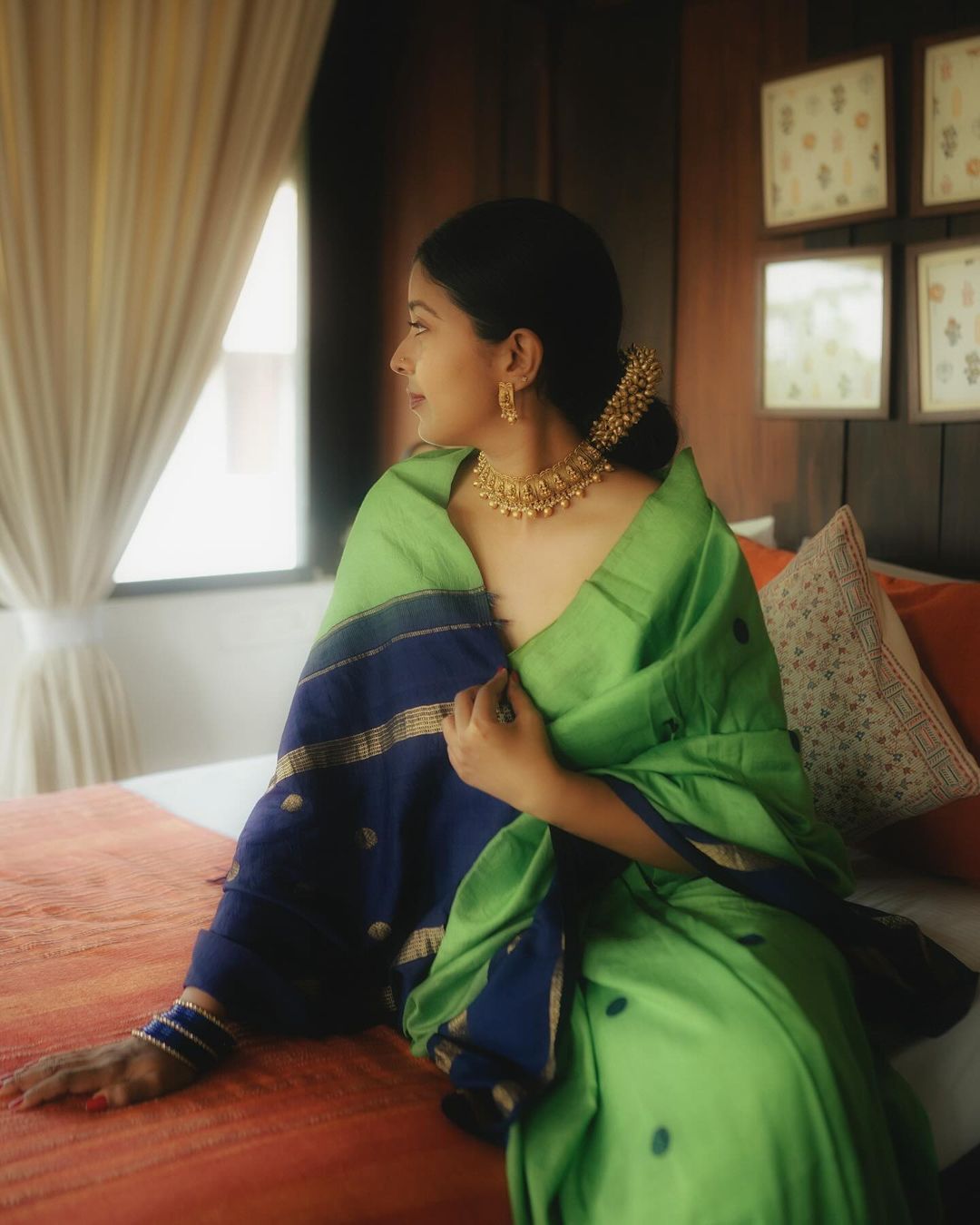 Woven Kanjivaram , Banarasi Jacquard Saree