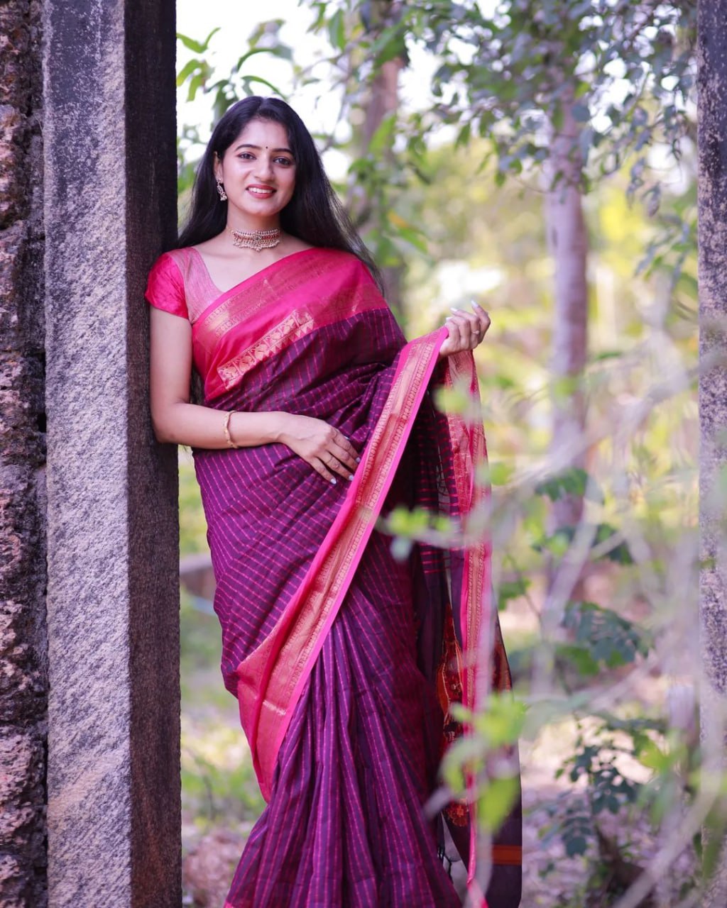 Woven Kanjivaram , Banarasi Jacquard Saree