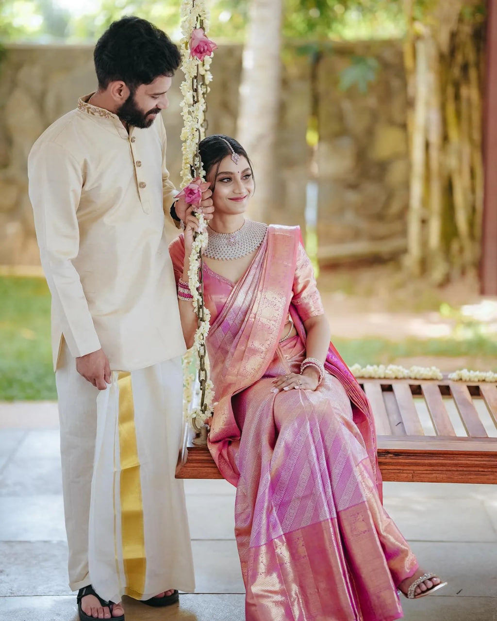 Woven Kanjivaram , Banarasi Jacquard Saree