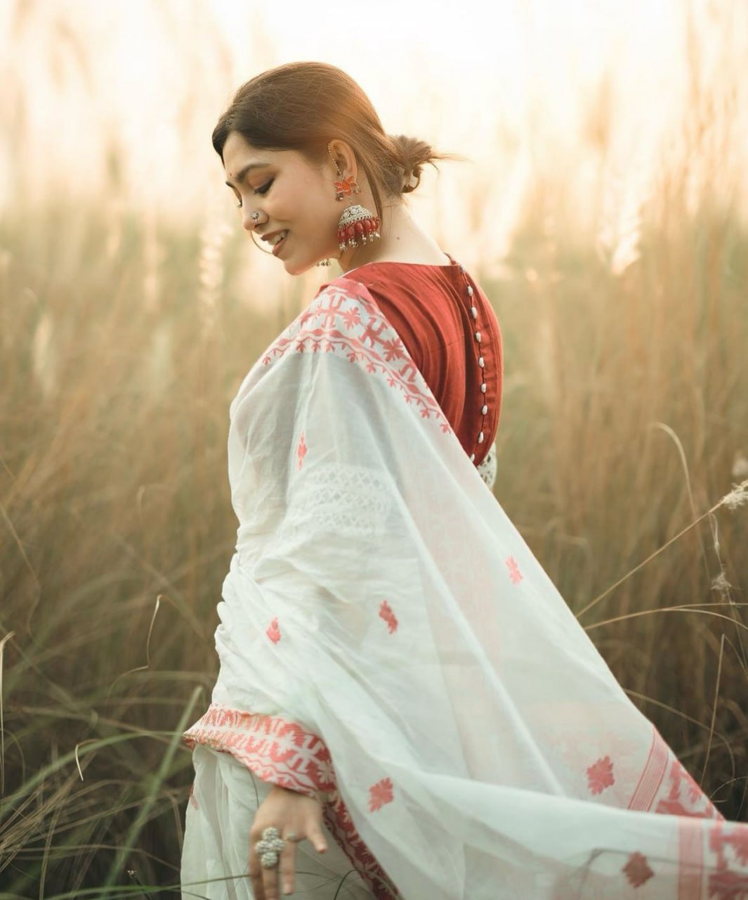 Woven Kanjivaram , Banarasi Jacquard Saree