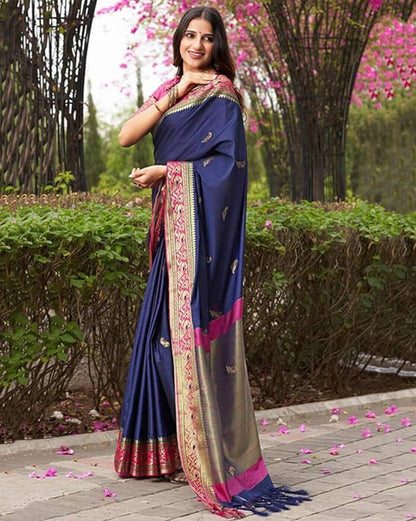 Woven Kanjivaram , Banarasi Jacquard Saree