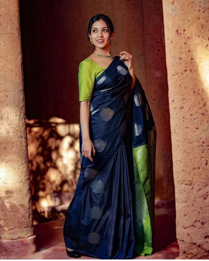 Woven Kanjivaram , Banarasi Jacquard Saree