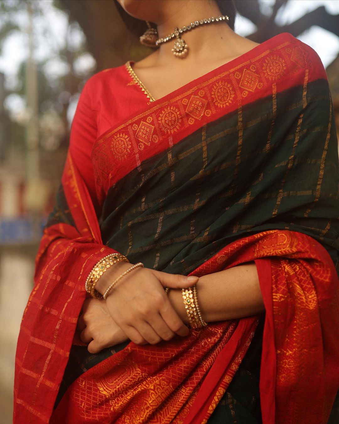 Woven Kanjivaram , Banarasi Jacquard Saree