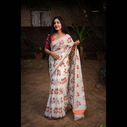 Woven Kanjivaram , Banarasi Jacquard Saree