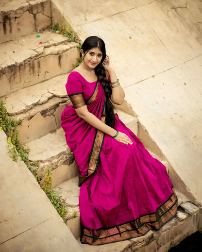 Kanjiveram Silk Zari Lehenga With Blouse Along With Banarsi Silk