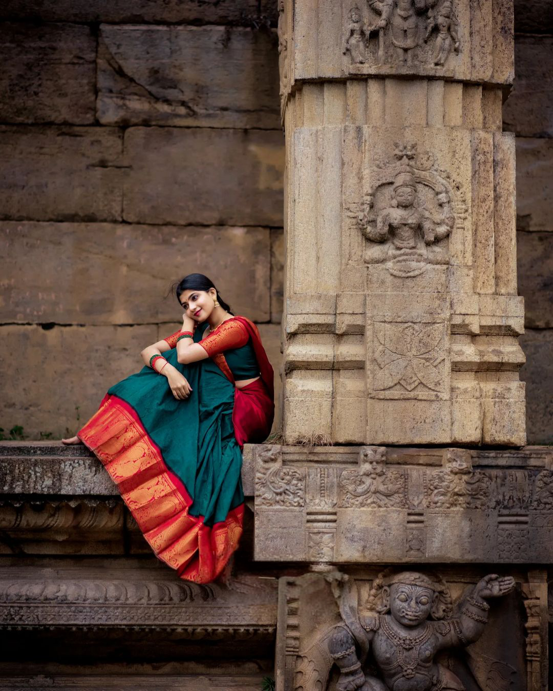 Kanjiveram Silk Zari Lehenga With Blouse Along With Banarsi Silk