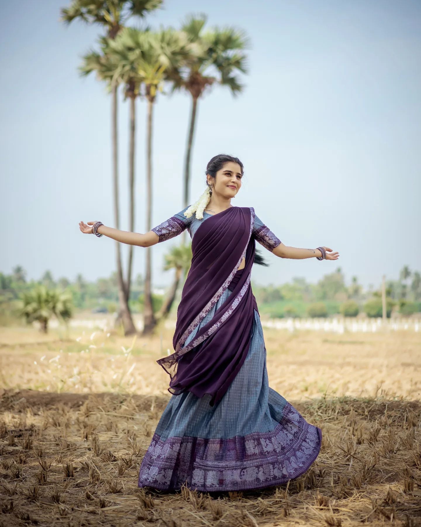 Kanjiveram Silk Zari Lehenga With Blouse Along With Banarsi Silk