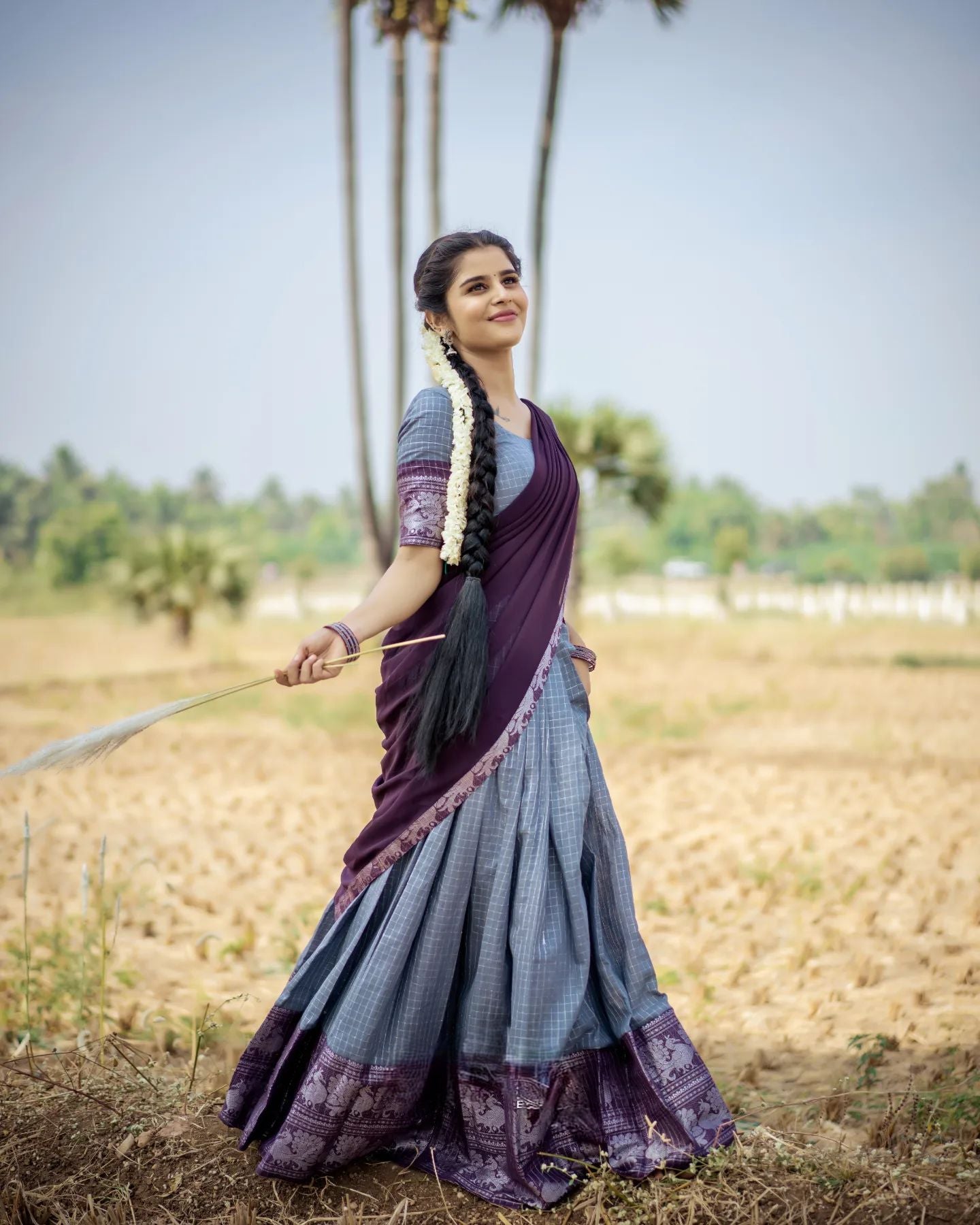 Kanjiveram Silk Zari Lehenga With Blouse Along With Banarsi Silk