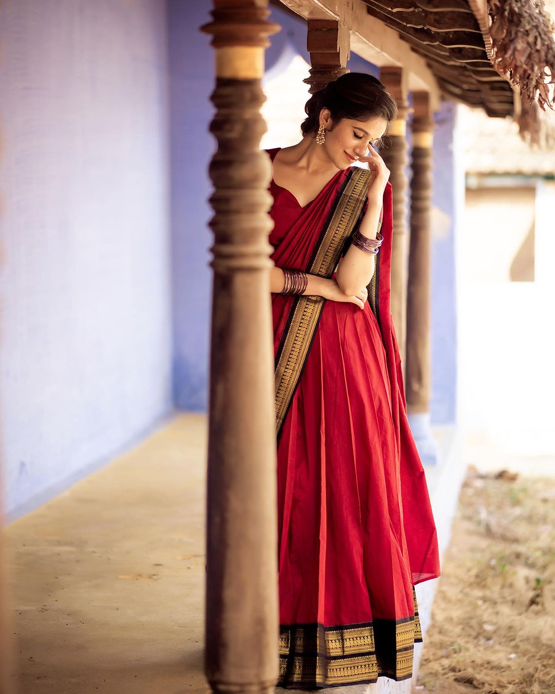 Kanjiveram Silk Zari Lehenga With Blouse Along With Banarsi Silk